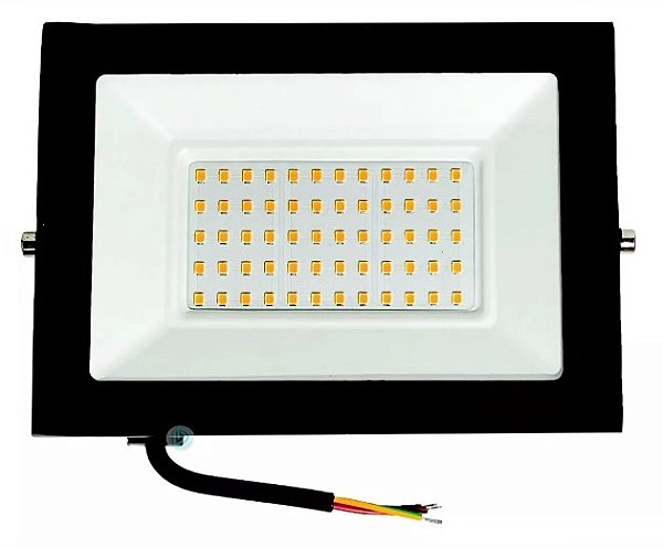 Kit 20 Refletor Holofote LED 200W SMD IP65/IP66 A prova D'Água Branco Quente 3000k