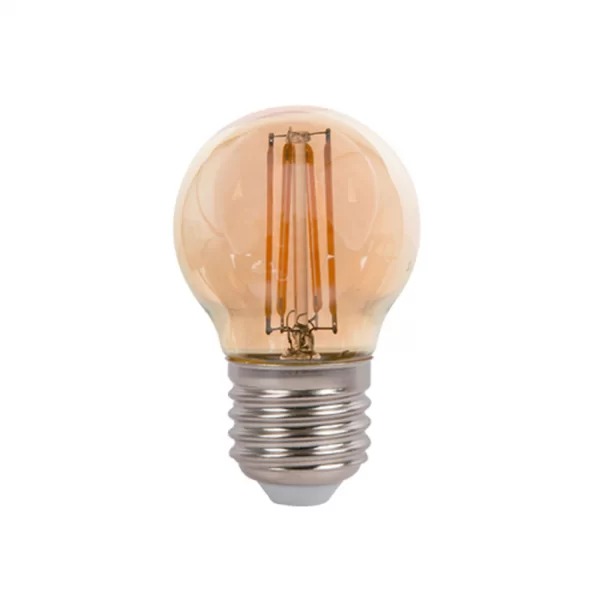 Lâmpada LED 4W G45 Vintage Carbon Branco Quente 2700k