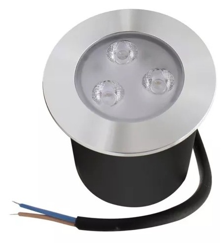 Espeto Led Garden 10w 90º Bivolt Branco Quente Cp. Verde