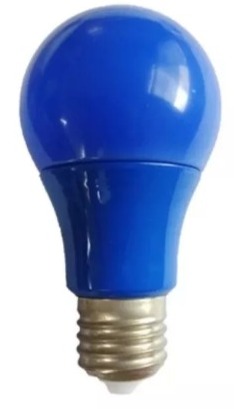 Lâmpada 7W LED Bolinha Azul