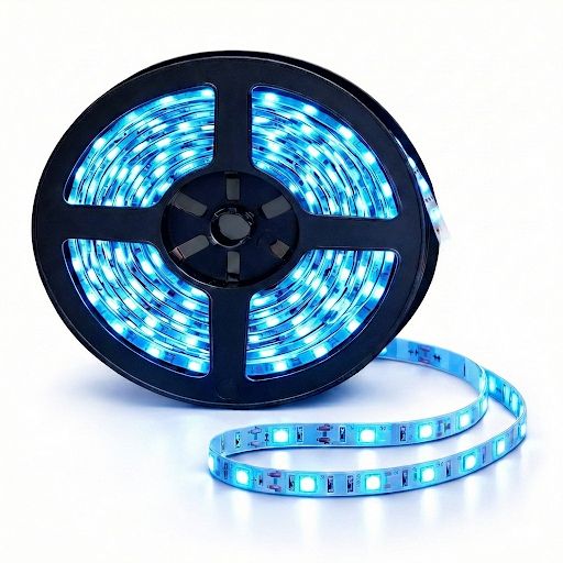 Fita LED 5 Metros 12v 3528 60 LEDs Azul IP20 Sem Fonte
