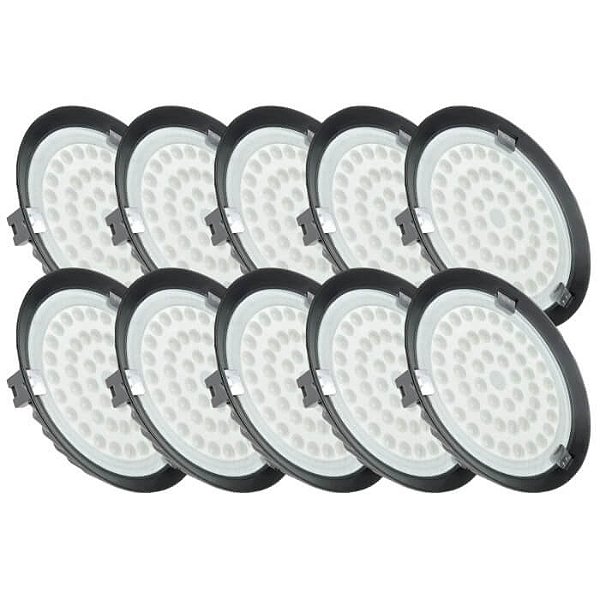 Kit 10 Luminária High Bay 50W LED UFO Industrial Branco Frio 6000k