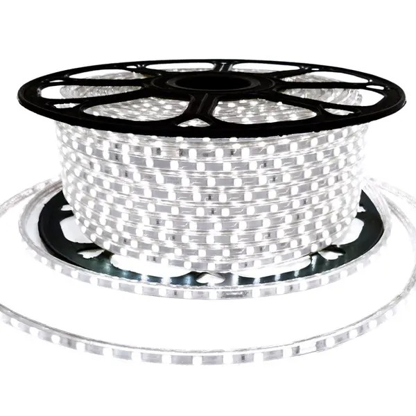 Fita Mangueira LED 100 Metros 3528 120 LEDs 220v Branco Frio 6000k