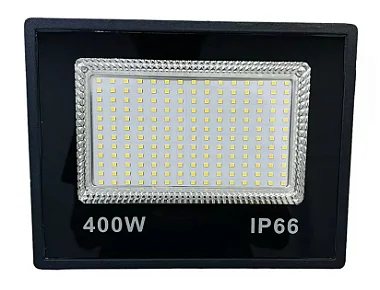 Kit 5 Mini Refletor Holofote LED SMD 400W Branco Frio IP65/IP66