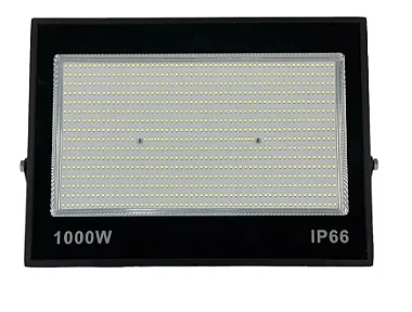 Kit 5 Mini Refletor Holofote LED SMD 1000W Branco Frio IP65/IP66