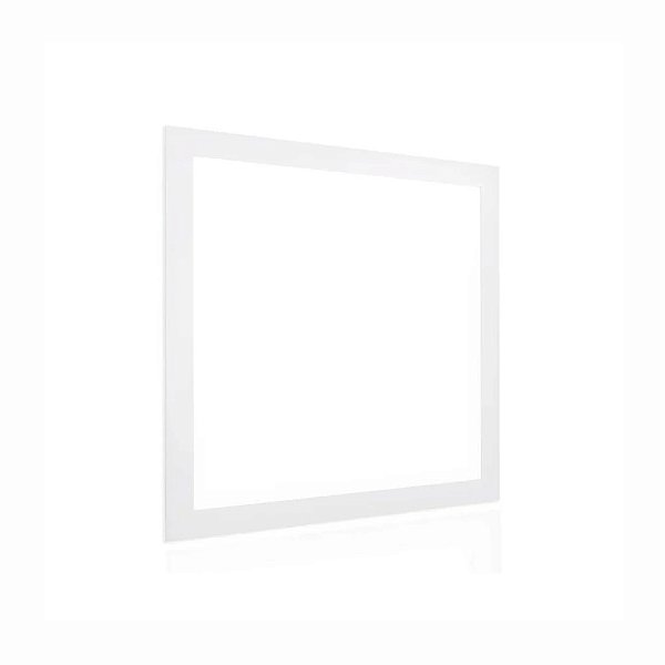 Luminária Plafon Slim LED 40W 40x40 Quadrado Embutir Branco