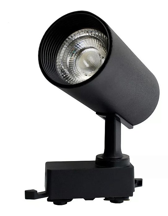 KIT 20 Spot 20W Super LED para Trilho COB Preto Branco Frio 6000k