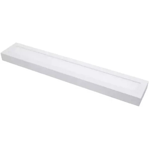 Luminária Plafon Led 36w 15x120 Retangular Sobrepor Branco Neutro 4000k