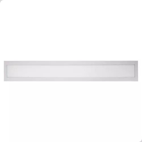 Luminária Plafon LED 36W 15x120 Retangular Embutir Branco Neutro 4000k