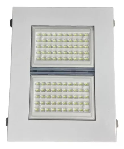 Luminária LED 100w Modular Embutir IP67 Posto De Combustível Branco Frio 6500k