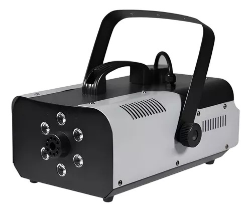 Maquina de Fumaça 1200w 6 LEDS RGB + Controle