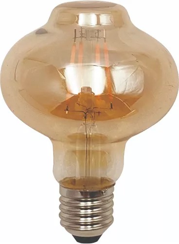 Lâmpada LED 4W Balão G80 Vintage Carbon Filamento Branco Quente 2700k