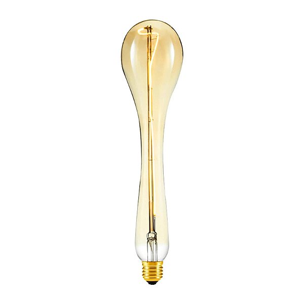 Lâmpada LED 4W Gota Vintage Carbon Filamento Branco Quente 2700k