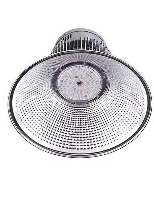 Luminária High Bay 200W LED Bivolt Industrial Galpão Ginásio Branco Fr