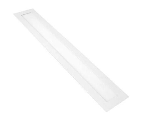 Luminária Plafon LED 30W 10x120 Retangular Embutir Branco Quente 3000k