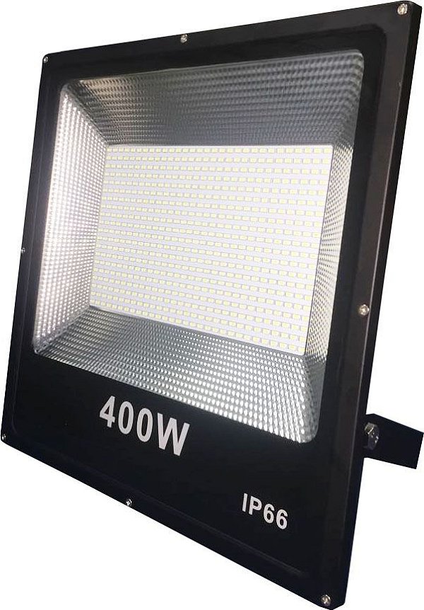 Refletor Holofote LED 400W SMD IP66 A prova D'Água Branco