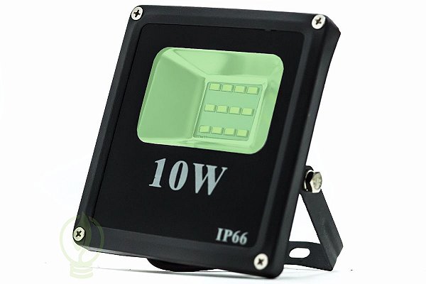 Refletor Holofote LED 10W SMD A prova D'Água IP65/IP66 Verde