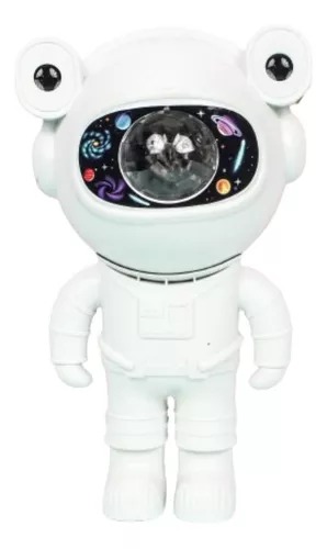 Projetor de Luz Astronauta Com Caixinha de Som Bluetooth