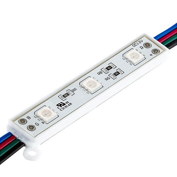 Módulo de LED 5050 SMD 3 LEDs RGB Multicolorido