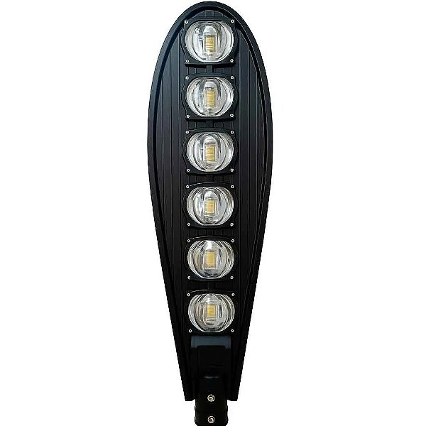 Luminária Pública Pétala LED 300W Para Poste De Rua Cob Branco Frio 6000k