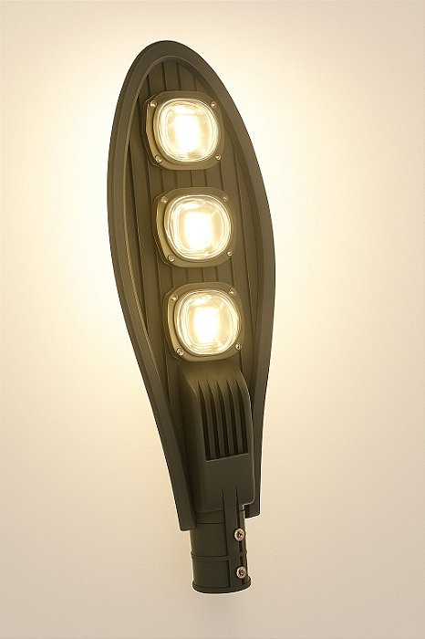Luminária Publica Pétala LED 150W Para Poste De Rua Cob Branco neutro 4000k