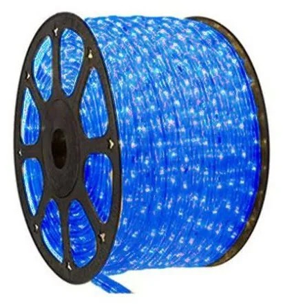 Fita Mangueira LED 100 Metros 3528 120 LEDs 220v Azul