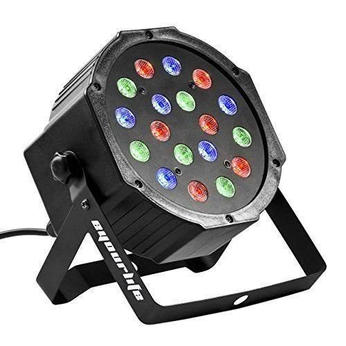Refletor Holofote LED Par64 RGB Digital 18 Leds para Festa
