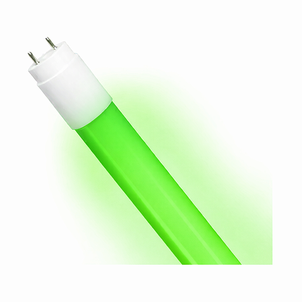 Lâmpada Tubular 18W 120cm LED Ho T8 Bivolt Verde