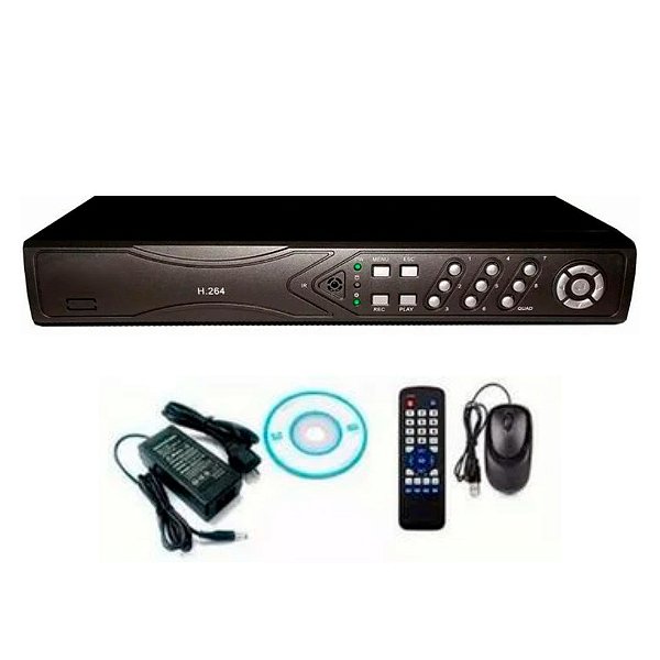 DVR Stand Alone 16 Canais AHD-M Full HD para Sistema de Segurança CFTV