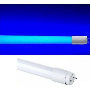 Lâmpada Tubular 10W 60cm LED Ho T8 Bivolt Azul