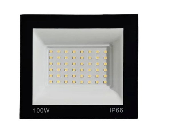 Refletor Holofote LED 100W SMD IP65/IP66 A prova D'Água Branco Quente 3000k