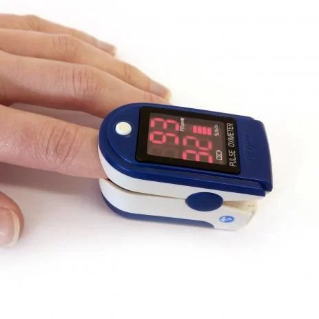 Oxímetro digital Display LED Nível de oxigênio no sangue Medidor na ponta do dedo