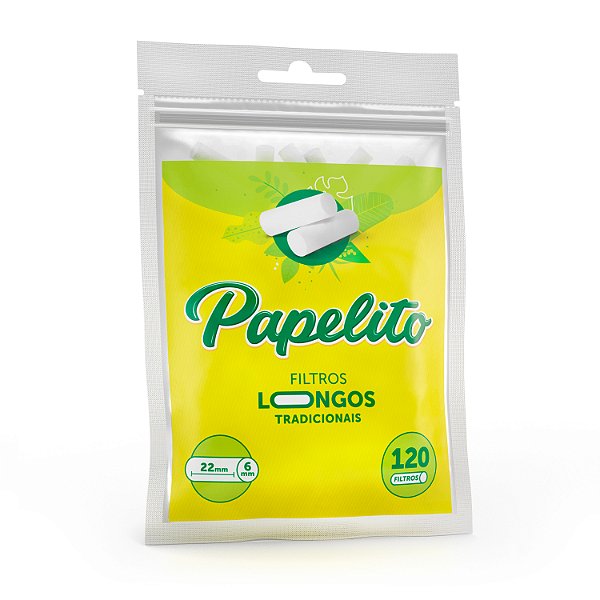 Filtro de Algodão Slim Longo Papelito