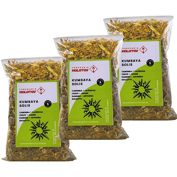 Kit com 3 Kumbaya Solis 25g