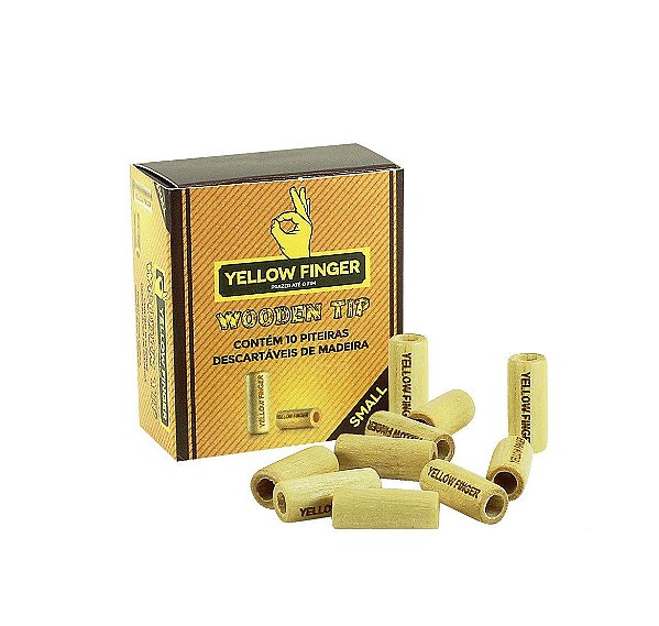 Piteira de Madeira Small Yellow Finger