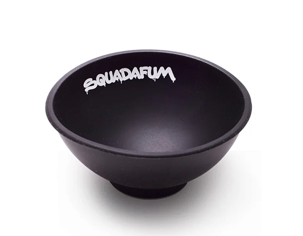 Cuia de Silicone Preta Squadafum