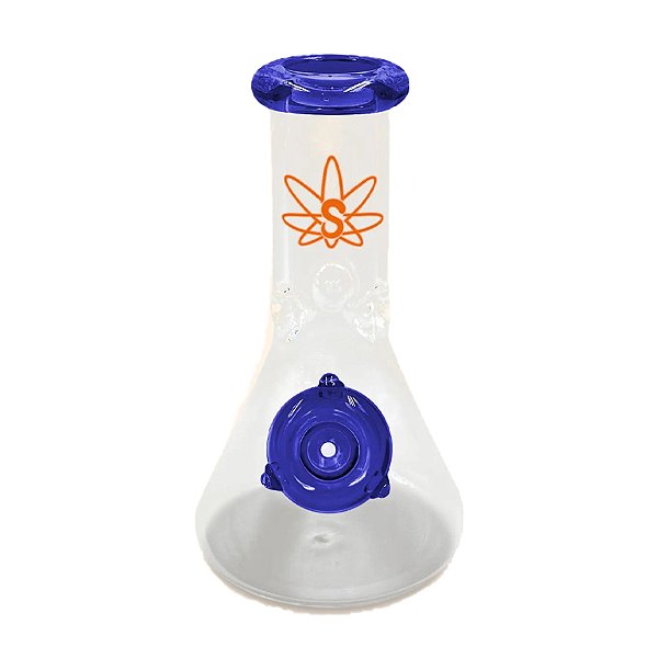 Ice Bong de Vidro Azul 15cm Sadhu