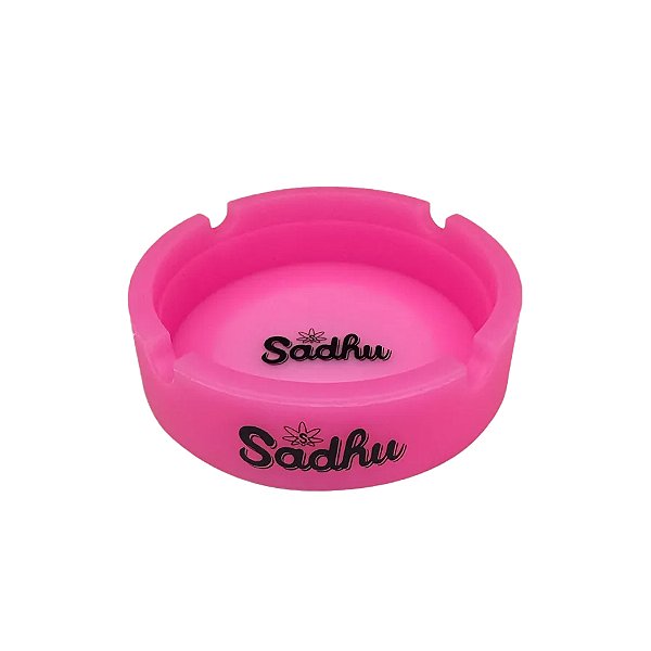 Cinzeiro de Silicone Pequeno Rosa Sadhu