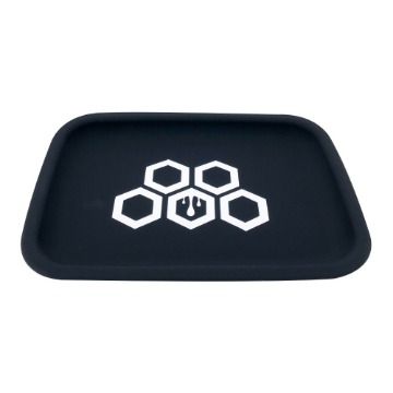 Bandeja de Silicone Grande Preta Cultura Dab