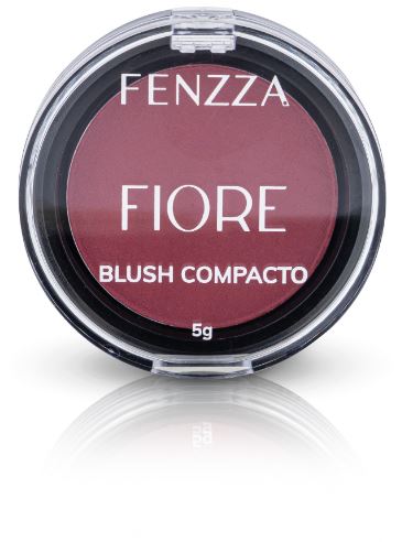 BLUSH COMPACTO FIORE FENZZA MAKE UP - COR: PLUM
