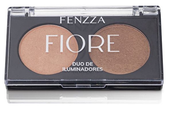 DUO DE ILUMINADORES FENZZA MAKE UP - COR: GOLD/BRONZE