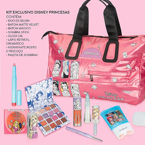 KIT DE MAQUIAGEM PRINCESAS DISNEY - FENZZA (EDIÇÃO LIMITADA)