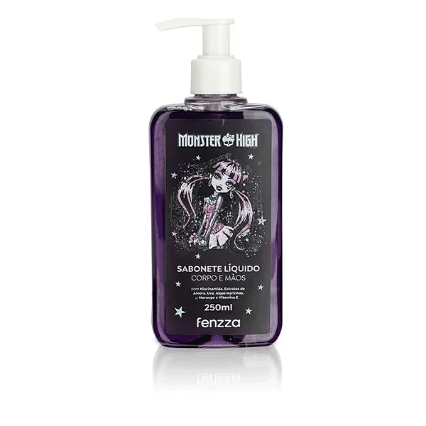 SABONETE LÍQUIDO CORPO E MÃOS MONSTER HIGH FENZZA (