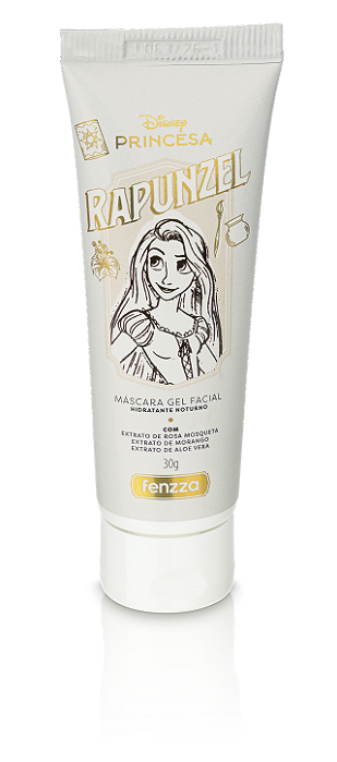 MÁSCARA GEL FACIAL HIDRATANTE NOTURNA PRINCESAS FENZZA