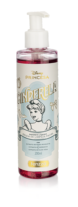 SABONETE LÍQUIDO GELÉIA DE LIMPEZA FACIAL PRINCESAS FENZZA