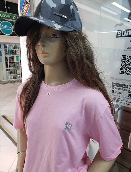 camiseta sunrocha bordada