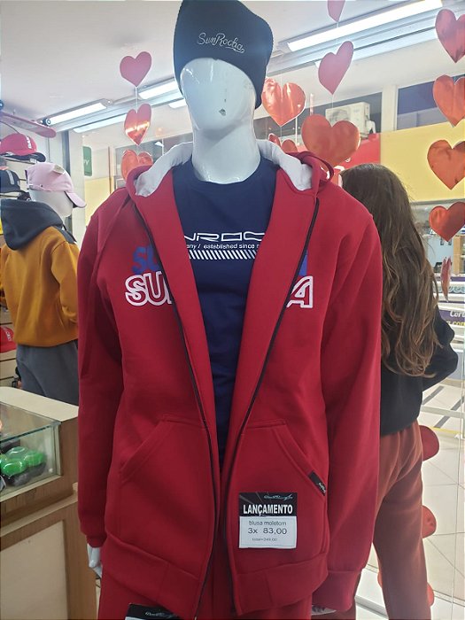blusa moletom SUNROCHA zíper