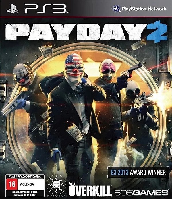 Payday 2 Midia Digital Ps3