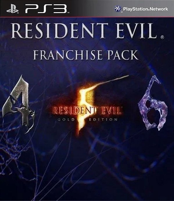 Resident Evil Franchise Pack 4 5 6 Collection Midia Digital Ps3