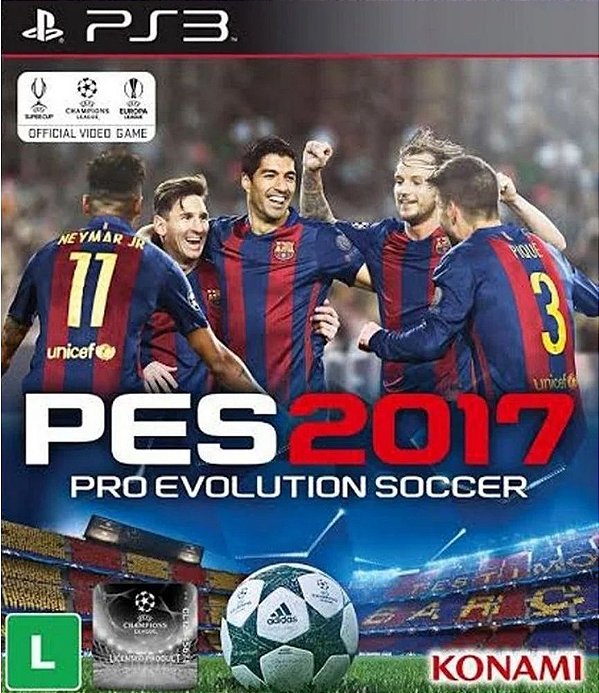 Pes 2017 Pro Evolution Soccer 17 Midia Digital Ps3